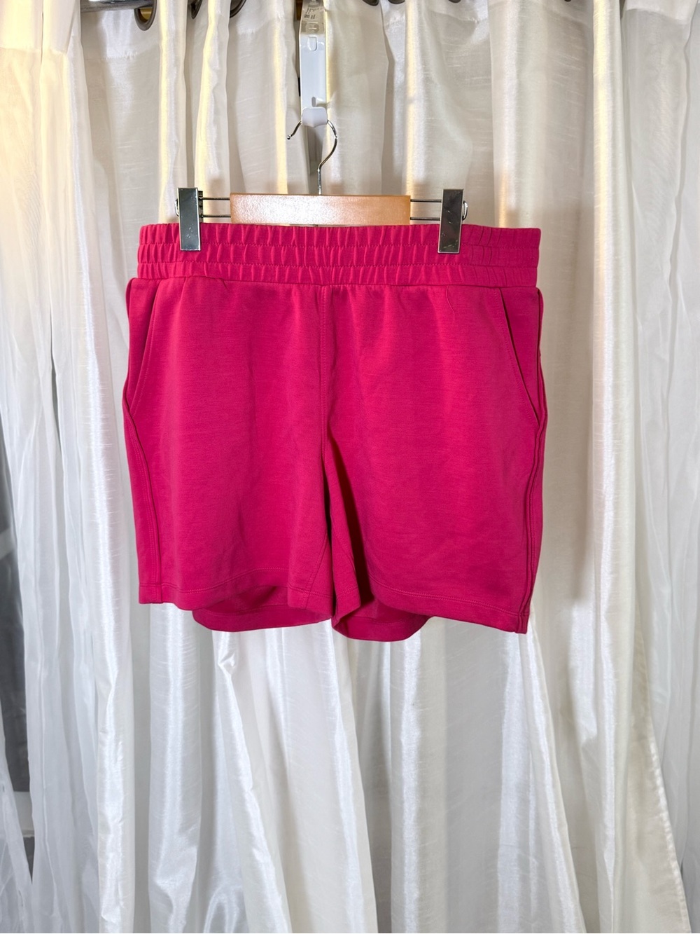 Mondetta Hot Pink Athletic Pull-On Shorts